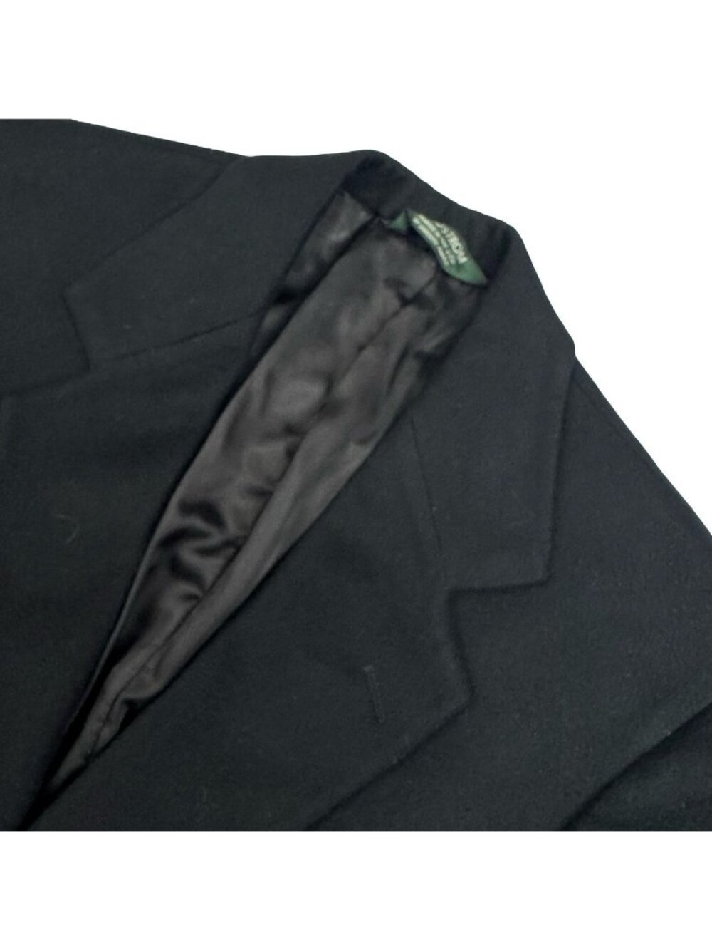Nordstrom X Broadmoor & Pike Cashmere Men's 2-Button Blazer Jacket Black • 40R